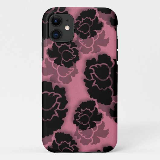 Grungy Floral Decadence BT iPhone 5 Fall, Rosa Case-Mate iPhone Hülle (Rückseite)