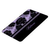 Grungy Floral Decadence Flexi Magnet, Lilac Magnet (Linke Seite)