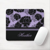 Grungy Floral Decadence Mousepad, Lavendel Mousepad (Mit Mouse)