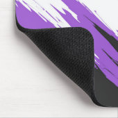 Grungy Funky ZigZag Abstrakte Flag für nichtbinäre Mousepad (Ecke)