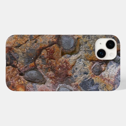 Grungy Geology Rusty Rock Structure Case-Mate iPhone Hülle (Rückseite (Horizontal))