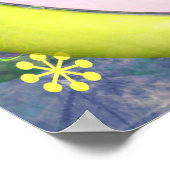 Grungy Girls' Volleyball Poster (Ecke)