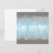 Grungy Glitchy Funky Abstrakt Demiboy Pride Flag (Vorne/Hinten)