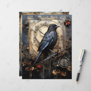 Grungy Gothy Winter Paper Craft Cardstock