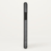 Grungy Gray-Monogramm-gezeichnet Muster Case-Mate iPhone Hülle (Hinten/Rechts)