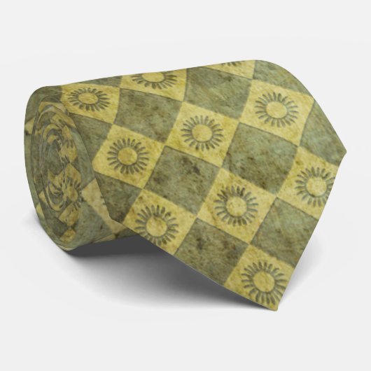 Grungy Green Krawatte (Gerollt)