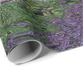 Grungy Groovy Funky Trippy Genderqueer Pride Geschenkpapier (Rolleneckpunkt)