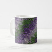 Grungy Groovy Funky Trippy Genderqueer Pride Kaffeetasse (Vorderseite Links)