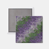 Grungy Groovy Funky Trippy Genderqueer Pride Magnet (Vorderseite/Rückseite)