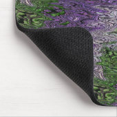 Grungy Groovy Funky Trippy Genderqueer Pride Mousepad (Ecke)