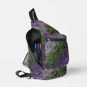 Grungy Groovy Funky Trippy Genderqueer Stolz Crossbody Bag
