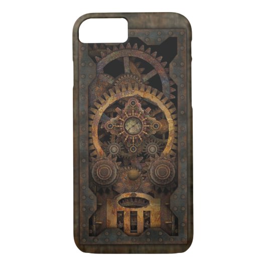 Grungy industrielle Steampunk Maschine #2 Case-Mate iPhone Hülle (Rückseite)