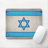 Grungy Israel-Flaggen-Davidsstern Mousepad (Mit Mouse)