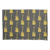 Grungy Klassische E-Gitarre Polka-Punkte gelb