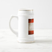 Grungy Libanon Flag Bierglas (Links)