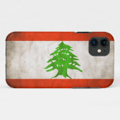 Grungy Libanon Flag Case-Mate iPhone Hülle (Rückseite (Horizontal))