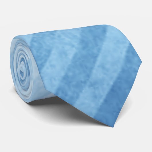 Grungy Light Blue Stripe Muster Krawatte (Gerollt)