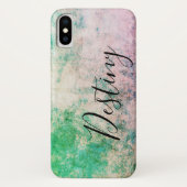 Grungy ModernTexture Case-Mate iPhone Hülle (Rückseite)