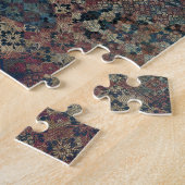 Grungy Muster mit Messy Patchwork of Textures Puzzle (Seite)