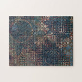 Grungy Muster mit Messy Patchwork of Textures Puzzle (Horizontal)