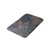 Grungy Muster mit unordentlichem Patchwork von Badematte (Schrägansicht)