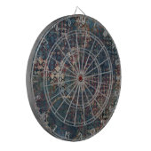 Grungy Muster mit unordentlichem Patchwork von Dartscheibe (Vorderseite Links)