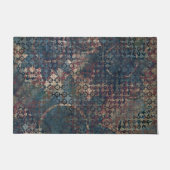 Grungy Muster mit unordentlichem Patchwork von Fußmatte (Vorderseite)