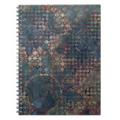 Grungy Muster mit unordentlichem Patchwork von Notizblock (Vorderseite)