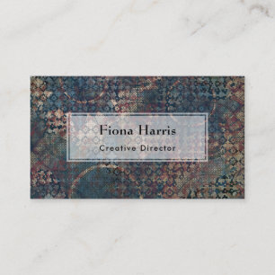 Grungy Muster mit unordentlichem Patchwork von Visitenkarte