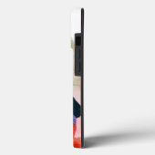 Grungy Niedlicher Cartoon Hidden Fluffy Cat Case-Mate iPhone Hülle (Rückseite / Links)