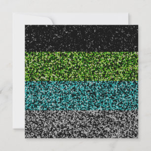 Grungy Noisy Abstract Quoiromantische Pride-Flagge