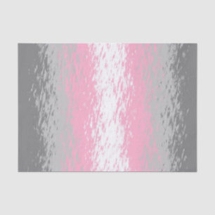Grungy Noisy Grainy Abstrakt Demigirl Pride Flag Seidenpapier