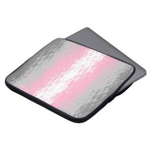 Grungy Noisy Grainy Abstrakte Demigirl-Stolz-Flagg Laptopschutzhülle