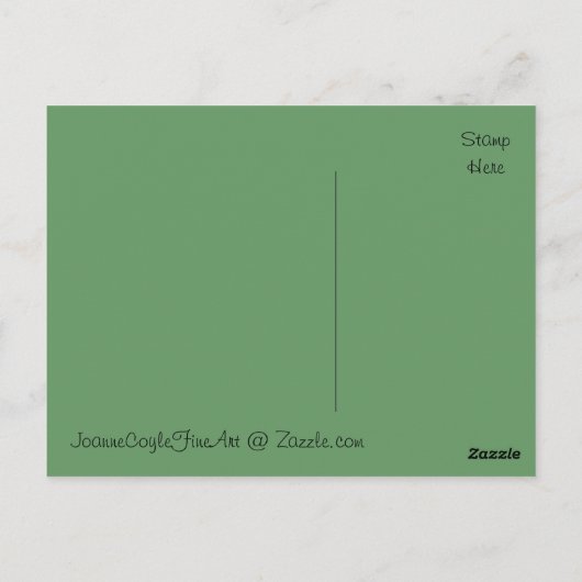 Grungy Old Green Rusty Truck Hubcap Tire - Postcar Postkarte (Rückseite)