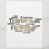 Grungy Personal Trainer Flyer (Vorne)