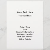 Grungy Personal Trainer Flyer (Hinten)