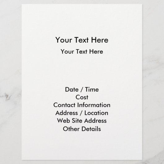 Grungy Personal Trainer Flyer (Hinten)