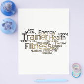 Grungy Personal Trainer Flyer (Einzeln)