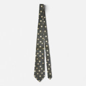 Grungy Polka Dot Pattern Krawatte (Vorderseite)