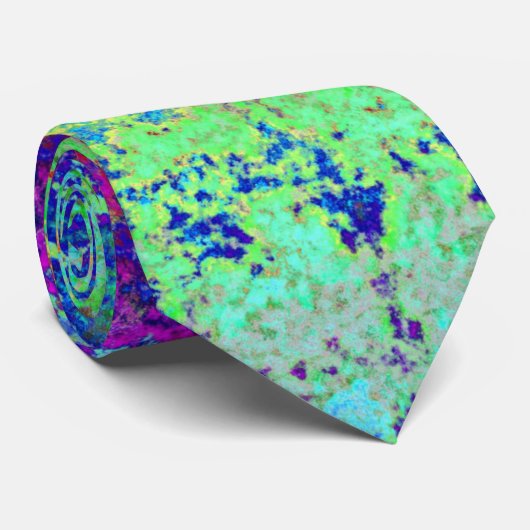 Grungy Rainbow Krawatte (Gerollt)