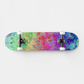 Grungy Rainbow Skateboard (Horizontal)