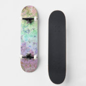 Grungy Rainbow Skateboard (Vorderseite)