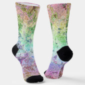 Grungy Rainbow Socken (Gewinkelt)