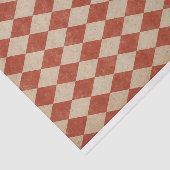 Grungy Red Harlequin Seidenpapier (Ausschnitt)