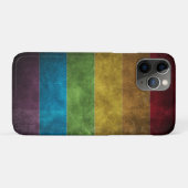 Grungy Regenbogen Case-Mate iPhone Hülle (Rückseite (Horizontal))