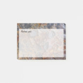 Grungy Rock Textur mit Text Post-it Klebezettel (Vorderseite)