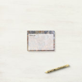 Grungy Rock Textur mit Text Post-it Klebezettel (Auf Schreibtisch)