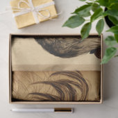 Grungy Roosters Tissue Paper Seidenpapier (Geschenk)