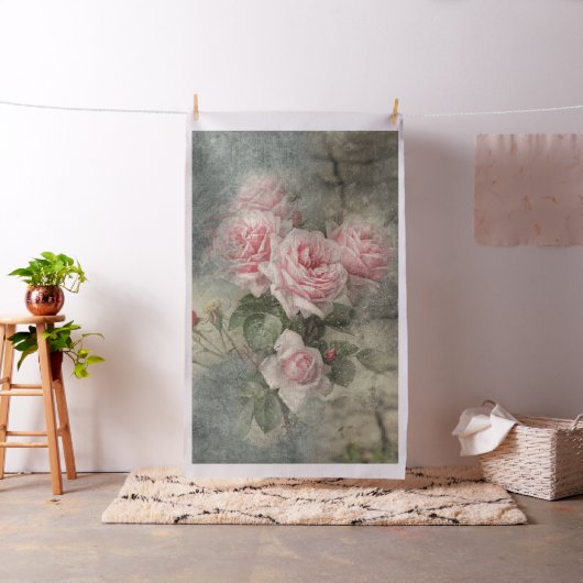 GRUNGY-ROSE - Vintage Blume Stoff (Beispiel)