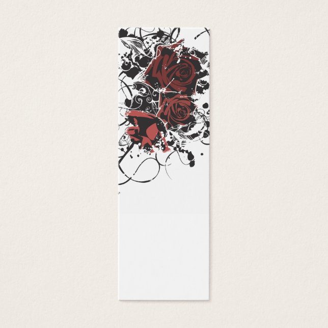Grungy Rose Visitenkarte (Vorderseite)
